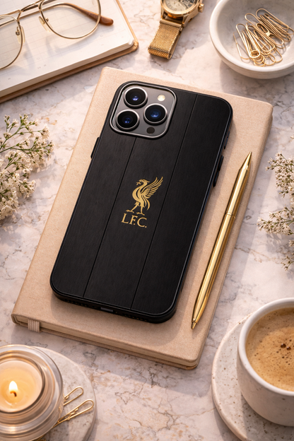 The Kop Noir Premium Glass Back Cover For iPhone 11,12,13,14,15,16,17 Models The Case & Co