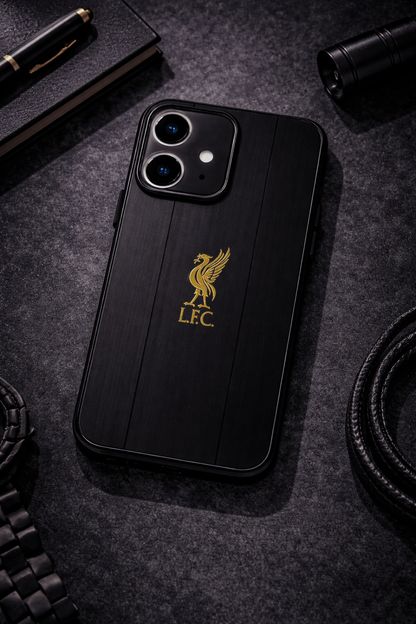 The Kop Noir Premium Glass Back Cover For iPhone 11,12,13,14,15,16,17 Models The Case & Co