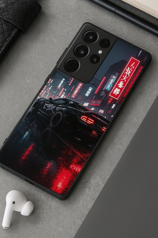 Tokyo Heart Premium Glass Back Cover For Galaxy S, A, M & F Series The Case & Co