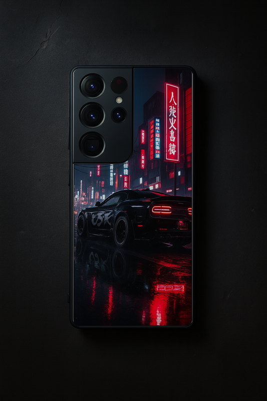 Tokyo Heart Premium Glass Back Cover For Galaxy S, A, M & F Series The Case & Co