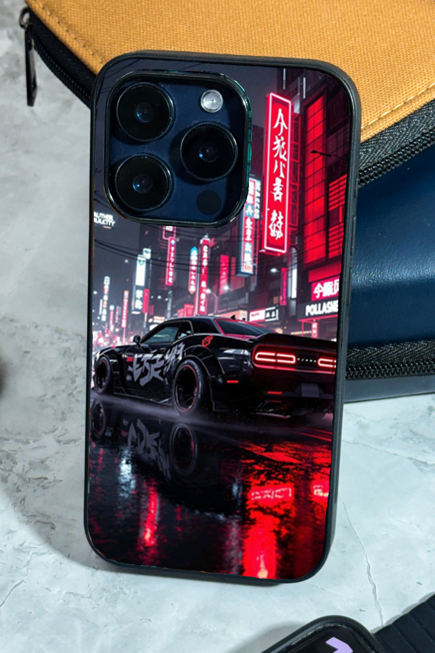 Tokyo Heart Premium Glass Back Cover For iPhone 11,12,13,14,15,16,17 Models The Case & Co