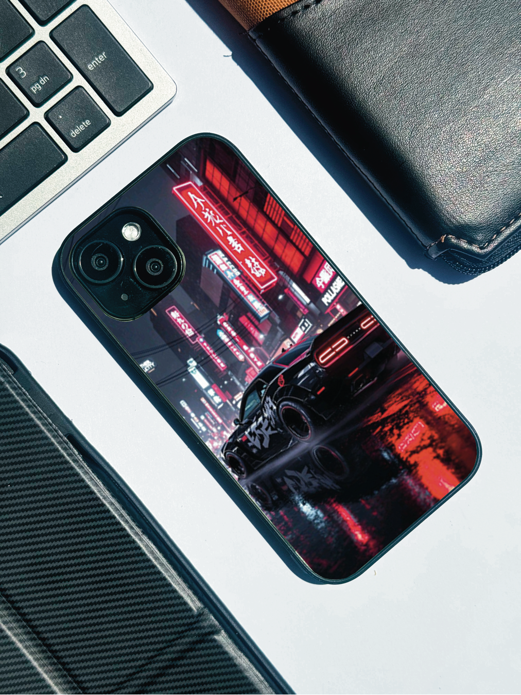 Tokyo Heart Premium Glass Back Cover For iPhone 11,12,13,14,15,16,17 Models The Case & Co