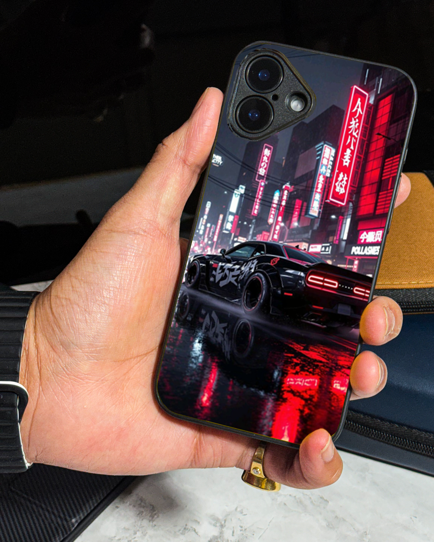 Tokyo Heart Premium Glass Back Cover For iPhone 11,12,13,14,15,16,17 Models The Case & Co