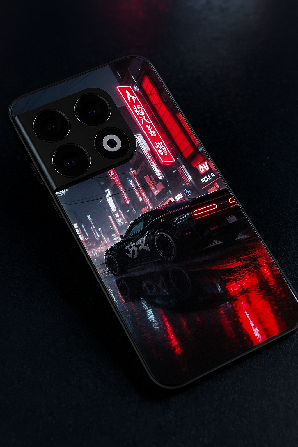 Tokyo Heart Premium Glass Back Cover For One Plus 13, 12, 11, 10, Nord Series The Case & Co