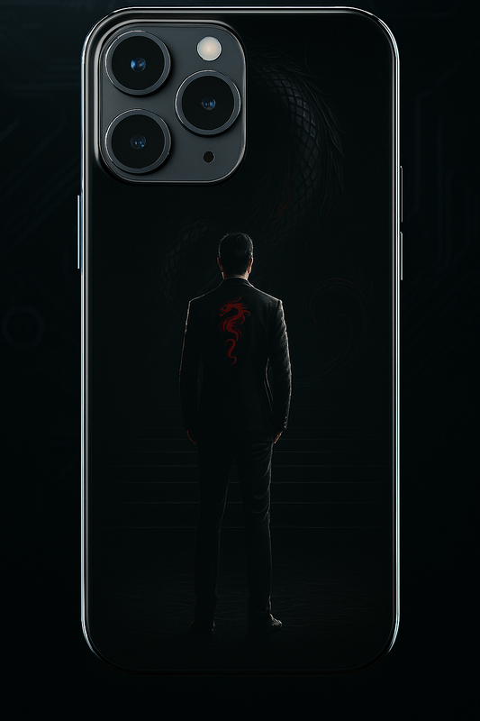 Venom Authority Premium Glass Back Cover For iPhone 11,12,13,14,15,16,17 Models The Case & Co