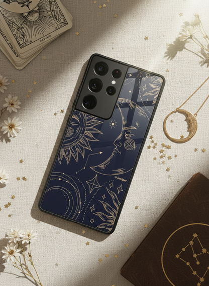 Celestial Dreams Premium Glass Back Cover For Galaxy S, A, M & F Series