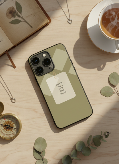 Find You Premium Glass Back Cover For iPhone 11-17 Models