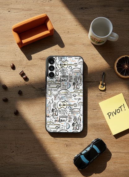 NYC Vibes Premium Glass Back Cover For Galaxy S, A, M & F Series