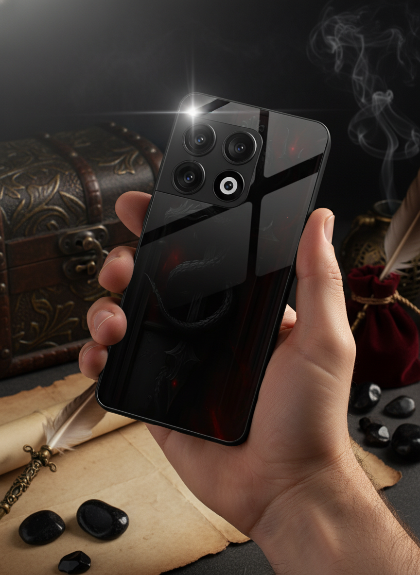 Drakonis Premium Glass Back Cover For One Plus 13, 12, 11, 10, Nord Series