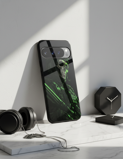 COD Zombie Premium Glass Back Cover For Google Pixel 7,8,9,10 Series