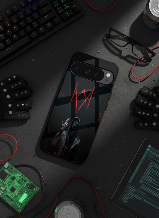 Symbol Premium Glass Back Cover For Google Pixel 7,8,9,10 Series