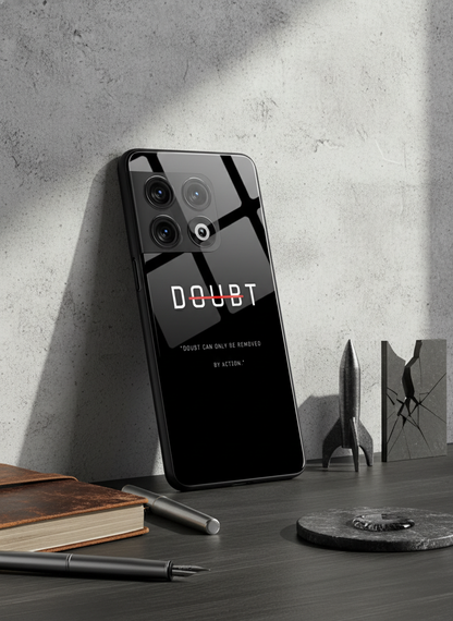No Doubt Premium Glass Back Cover For One Plus 13, 12, 11, 10, Nord Series