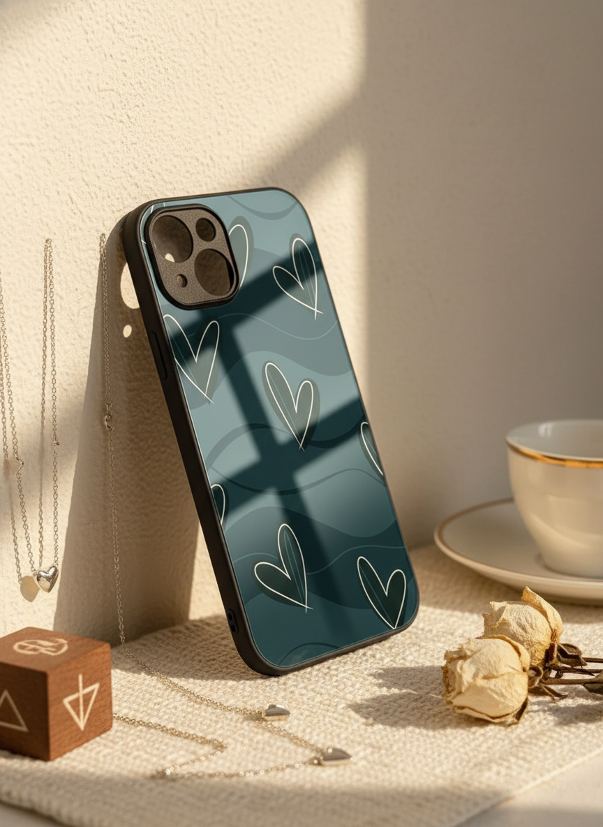 Dark Desire Premium Glass Back Cover For iPhone 11-17 Models