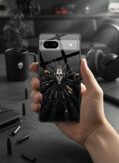 Bullet Crown Premium Glass Back Cover For Google Pixel 7,8,9,10 Series