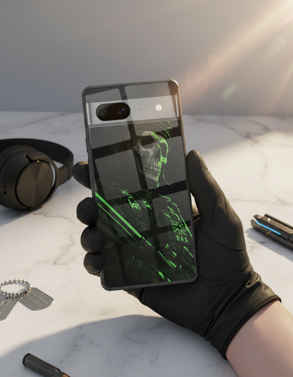 COD Zombie Premium Glass Back Cover For Google Pixel 7,8,9,10 Series