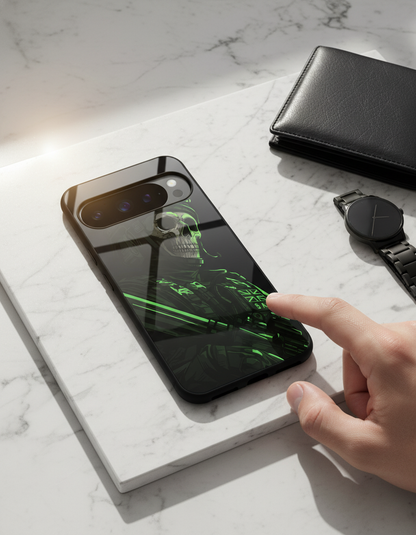 COD Zombie Premium Glass Back Cover For Google Pixel 7,8,9,10 Series