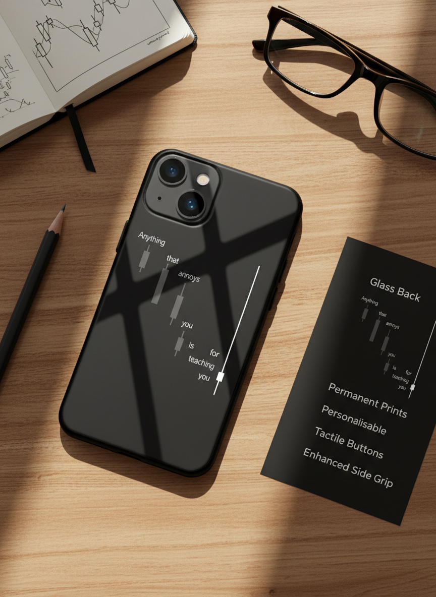 Candle Wisdom Premium Glass Back Cover For iPhone 11-17 Models
