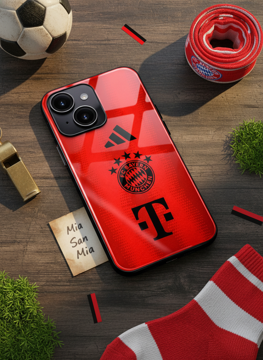 Red Armor Premium Glass Back Cover For iPhone 11-17 Models