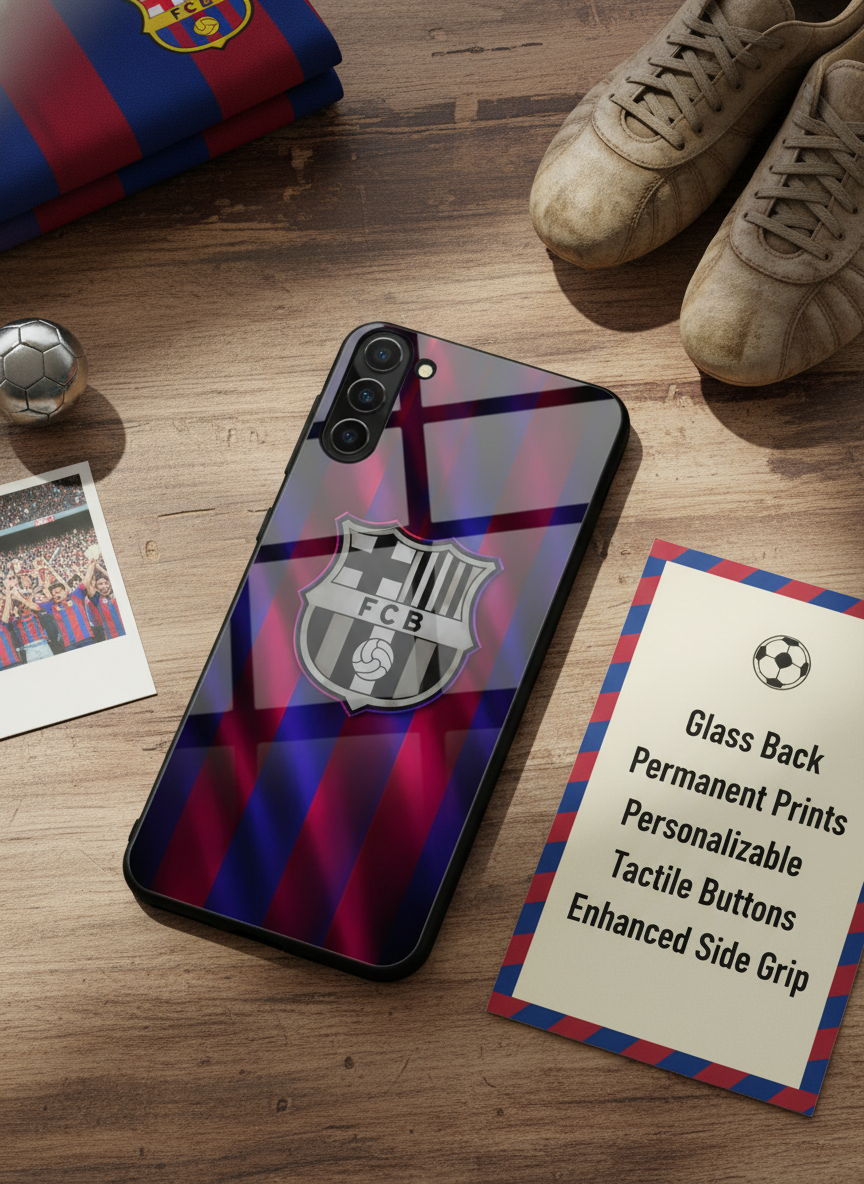 Royal Rivalry Premium Glass Back Cover For Galaxy S, A, M & F Series