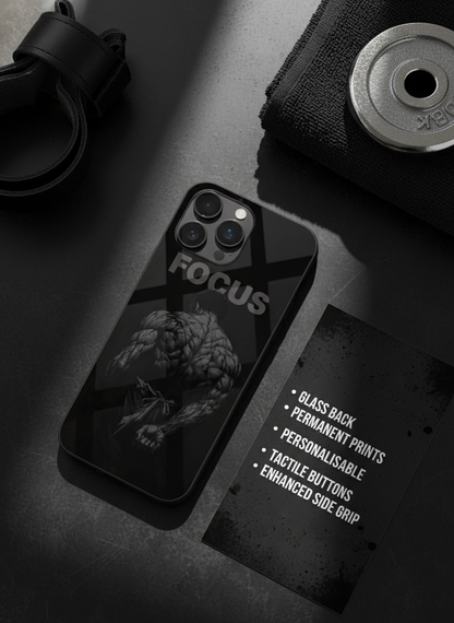 Focus Premium Glass Back Cover For iPhone 11-17 Models