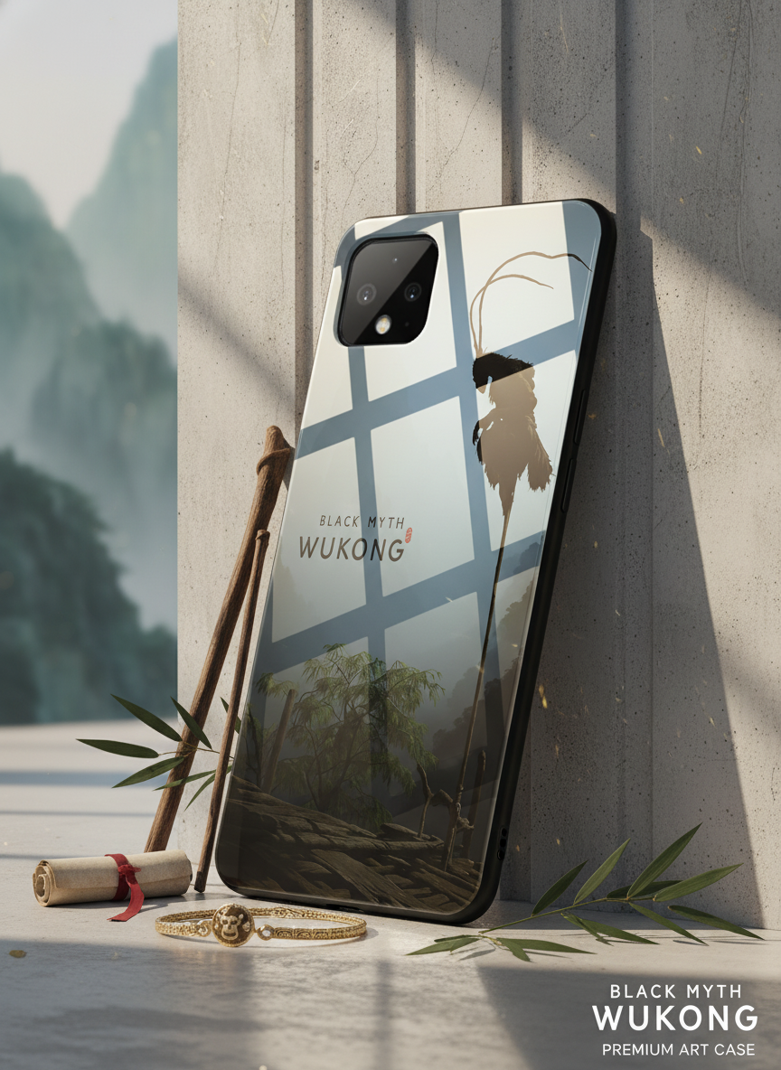 BMW-Black Myth Wukong Premium Glass Back Cover For Google Pixel 7,8,9,10 Series