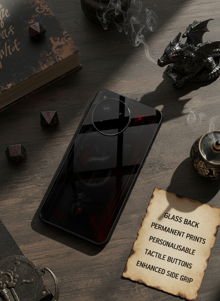 Drakonis Premium Glass Back Cover For One Plus 13, 12, 11, 10, Nord Series