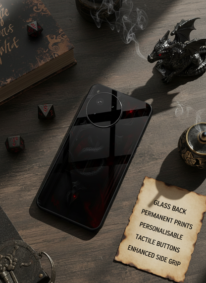 Drakonis Premium Glass Back Cover For One Plus 13, 12, 11, 10, Nord Series