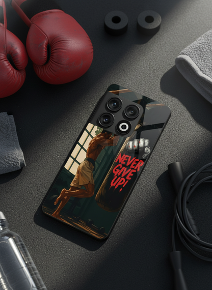 Warrior Spirit Premium Glass Back Cover For One Plus 13, 12, 11, 10, Nord Serie