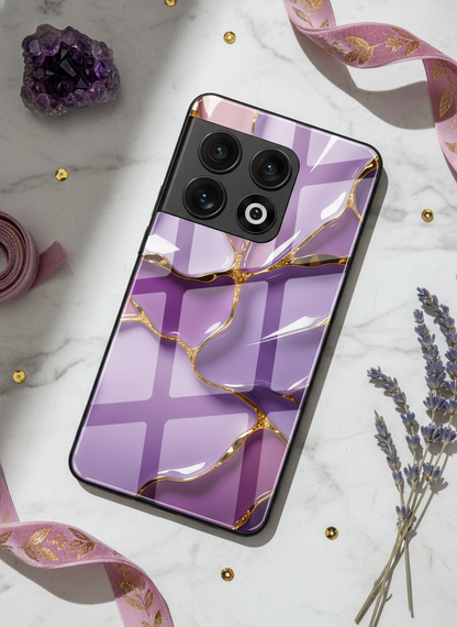 Amethyst Premium Glass Back Cover For One Plus 13, 12, 11, 10, Nord Series