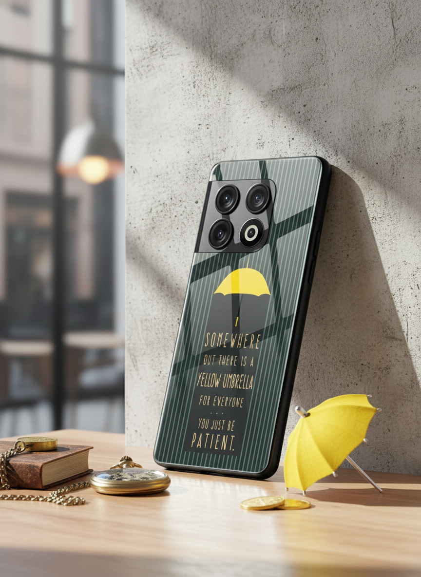 HIMYM Umbrella Of Hope Premium Glass Back Cover For One Plus 13, 12, 11, 10, Nord Series