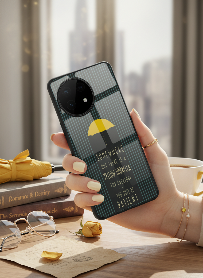 HIMYM Umbrella Of Hope Premium Glass Back Cover For One Plus 13, 12, 11, 10, Nord Series