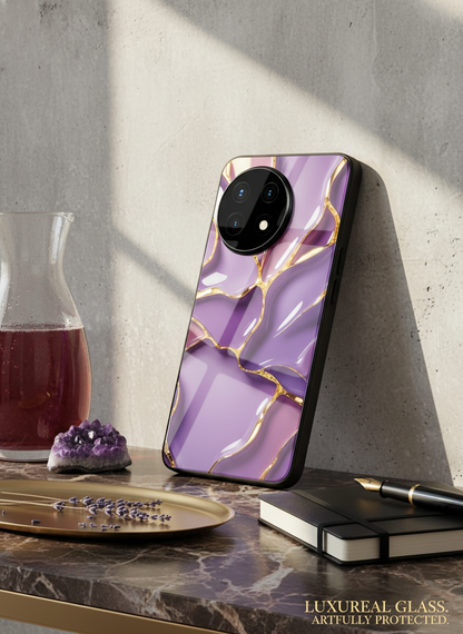 Amethyst Premium Glass Back Cover For One Plus 13, 12, 11, 10, Nord Series