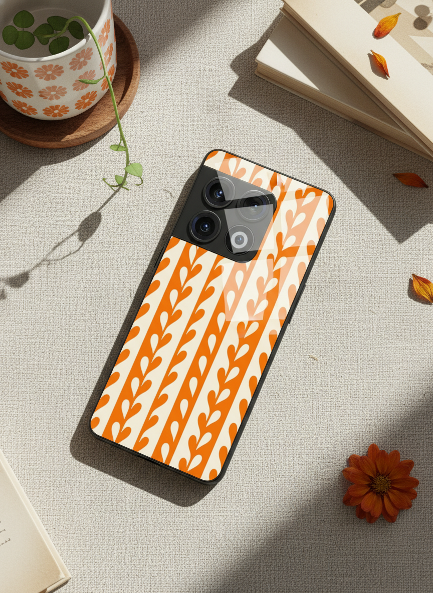 Heartvine Premium Glass Back Cover For One Plus 13, 12, 11, 10, Nord Series