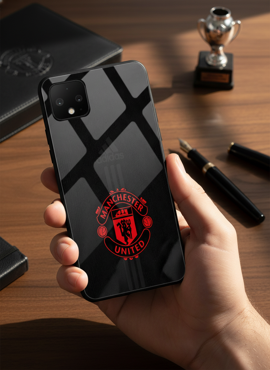 Dark Mode FC Premium Glass Back Cover For Google Pixel 7,8,9,10 Series