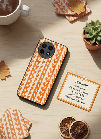 Heartvine Premium Glass Back Cover For One Plus 13, 12, 11, 10, Nord Series