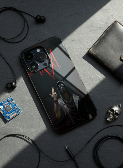 Symbol Premium Glass Back Cover For iPhone 11-17 Models