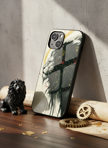 Roar Within Premium Glass Back Cover For iPhone 11-17 Models