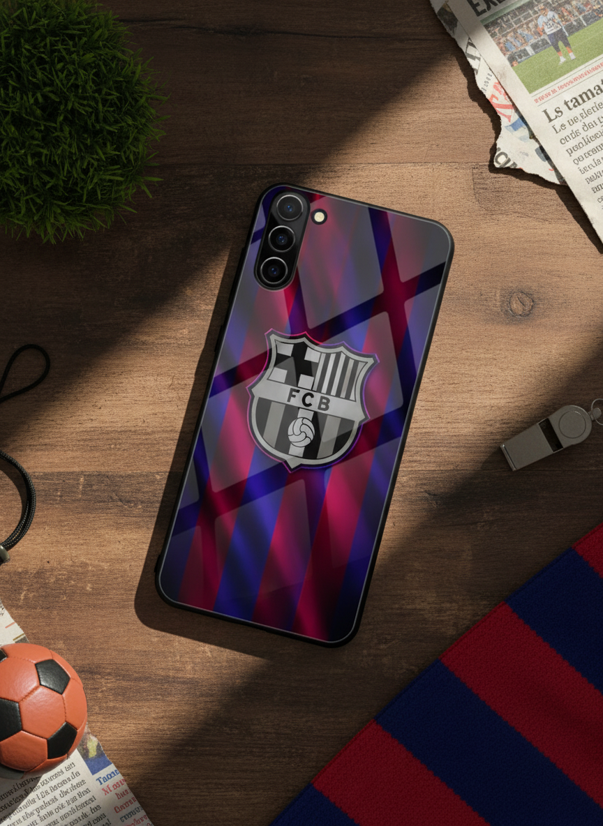 Royal Rivalry Premium Glass Back Cover For Galaxy S, A, M & F Series