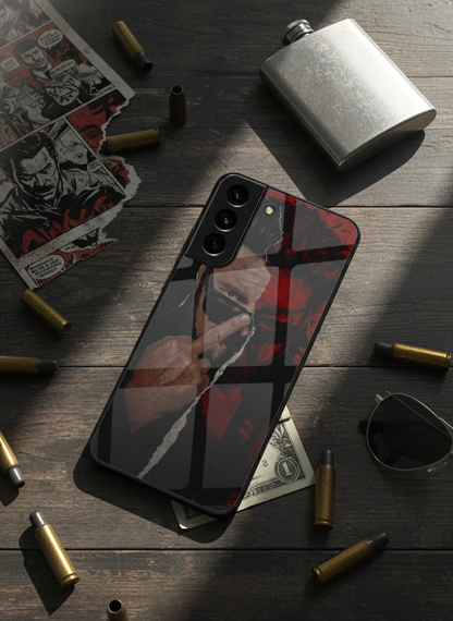 No Limits Premium Glass Back Cover For Galaxy S, A, M & F Series