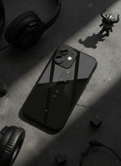 Oblivion Eyes Premium Glass Back Cover For iPhone 11-17 Models