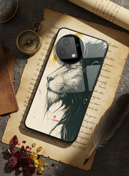 Roar Within Premium Glass Back Cover For One Plus 13, 12, 11, 10, Nord Series