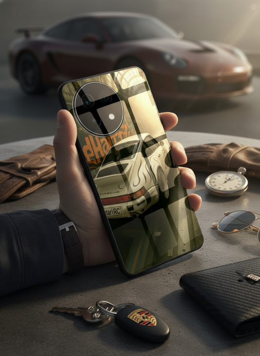 Urban Racer Premium Glass Back Cover For One Plus 13, 12, 11, 10, Nord Series