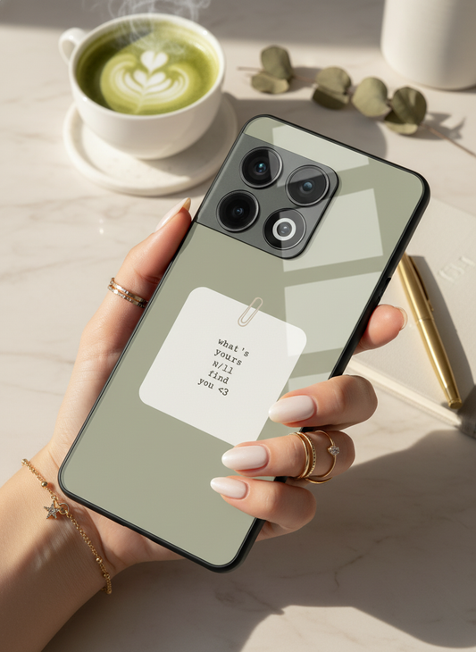 Find You Glass Back Cover For One Plus 13, 12, 11, 10, Nord Series