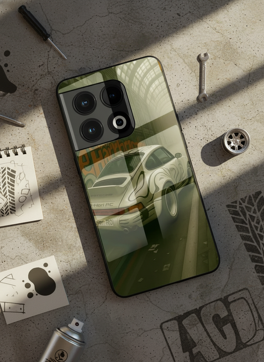 Urban Racer Premium Glass Back Cover For One Plus 13, 12, 11, 10, Nord Series