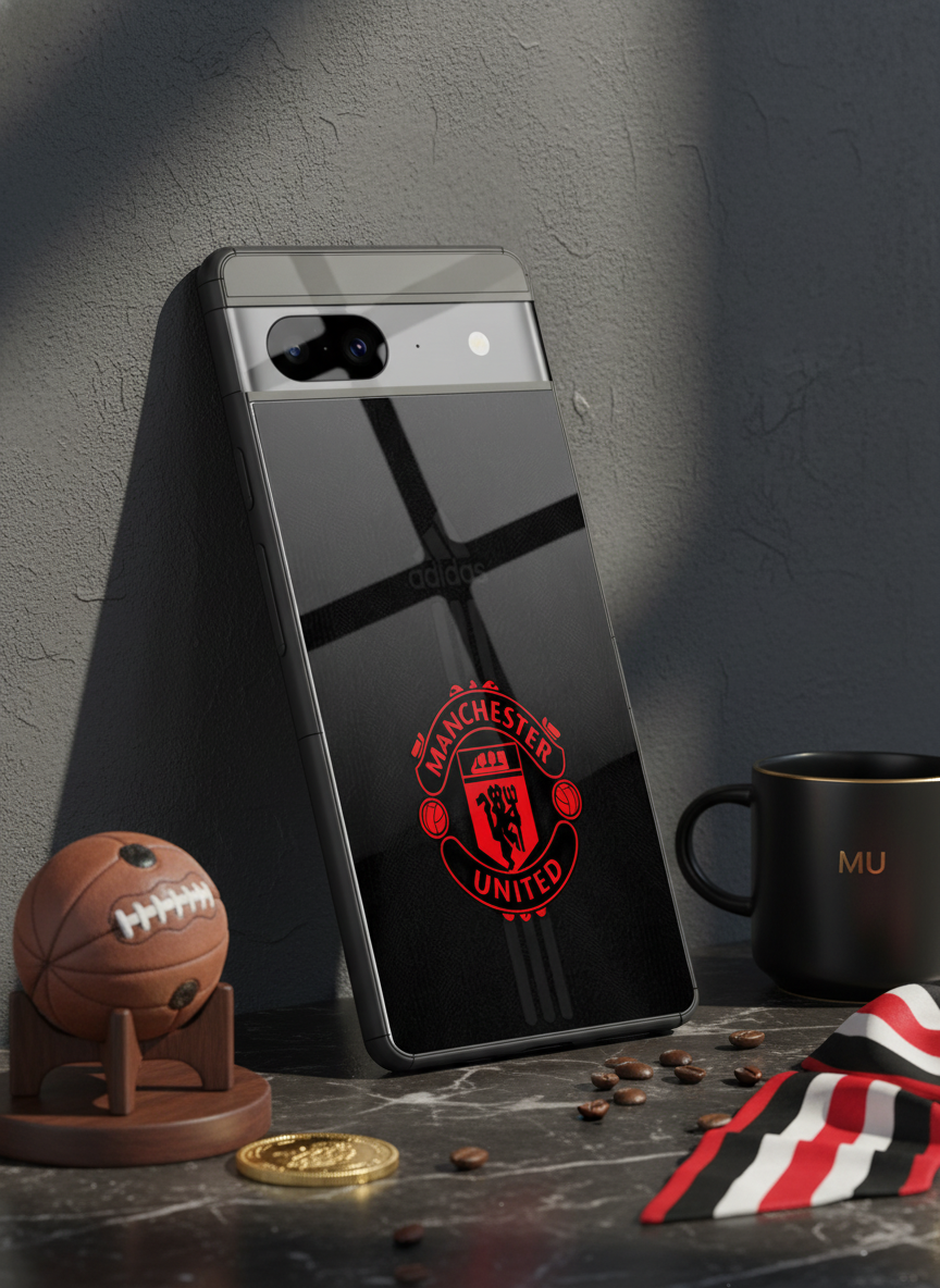 Dark Mode FC Premium Glass Back Cover For Google Pixel 7,8,9,10 Series