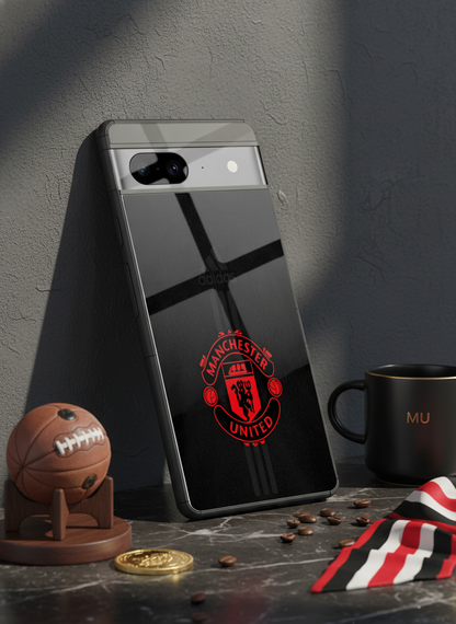 Dark Mode FC Premium Glass Back Cover For Google Pixel 7,8,9,10 Series