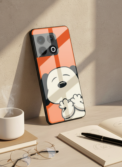 Puppy Love Glass Back Cover For One Plus 13, 12, 11, 10, Nord Series