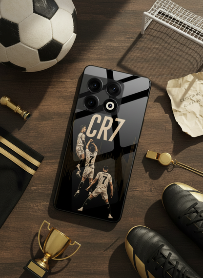 Air CR7 Premium Glass Back Cover For One Plus 13, 12, 11, 10, Nord Series