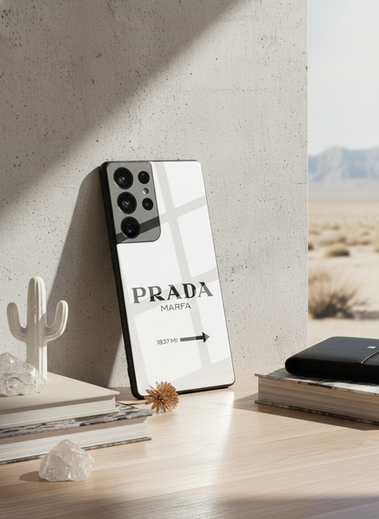 GOSSIP GIRL Luxury Lane Premium Glass Back Cover For Galaxy S, A, M & F Series