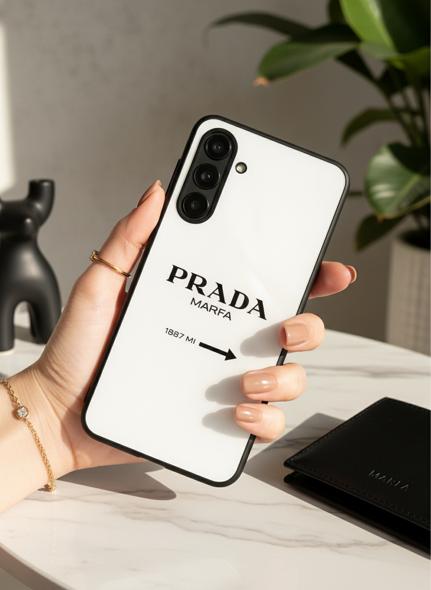 GOSSIP GIRL Luxury Lane Premium Glass Back Cover For Galaxy S, A, M & F Series